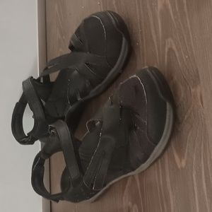 Women's abeo H20 bio system black shoes sz 10M